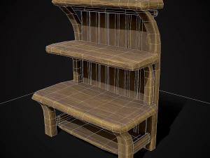 Workshop Shelf 3D Model