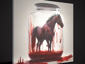 Horse In A Jar 3D Model