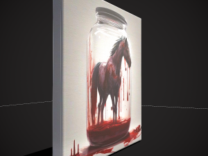 Horse In A Jar 3D-Modell