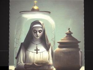 Nun In A Jar Painting - 3Dモデル