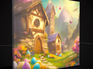 Easter Painting Eight 3D Model