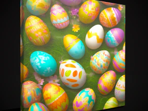 부활절 그림 8 3D 모델