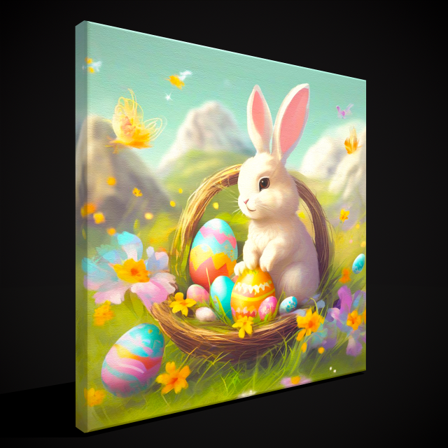 Easter Painting Six 3D मॉडल .c4d .max .obj .3ds .fbx .stl .blend 