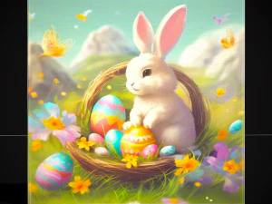 Easter Painting Six 3D Model