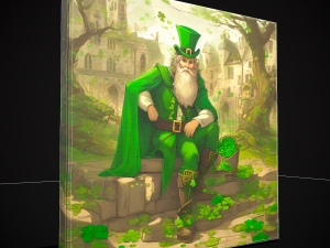 St Pattys Painting Three 3D Model