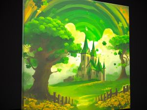 St Pattys Painting Two 3D Модель