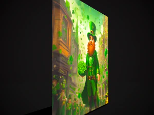 St Pattys Painting One 3D Model