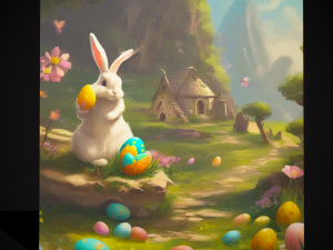Easter Painting Four 3D 모델