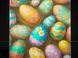 Easter Painting Three 3D 模型