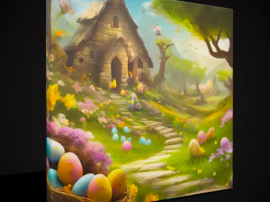 부활절 그림 2 3D 모델