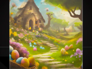 Easter Painting Two 3D Model