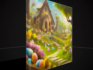 Easter Painting Two 3D Model