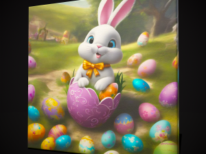 Easter Painting One 3D Model