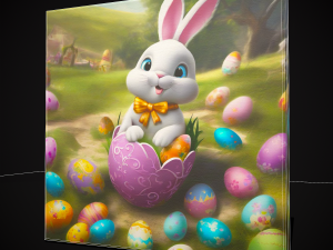 Easter Painting One Model 3D