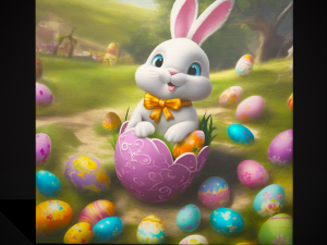 Easter Painting One Model 3D