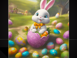 Easter Painting One Model 3D