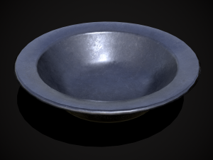 Basic Metal Bowl Modelo 3D