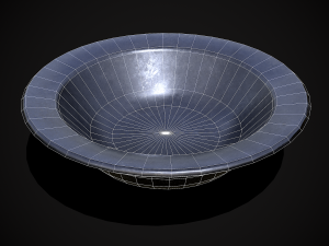 Basic Metal Bowl 3Dモデル