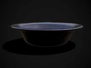 Basic Metal Bowl 3Dモデル