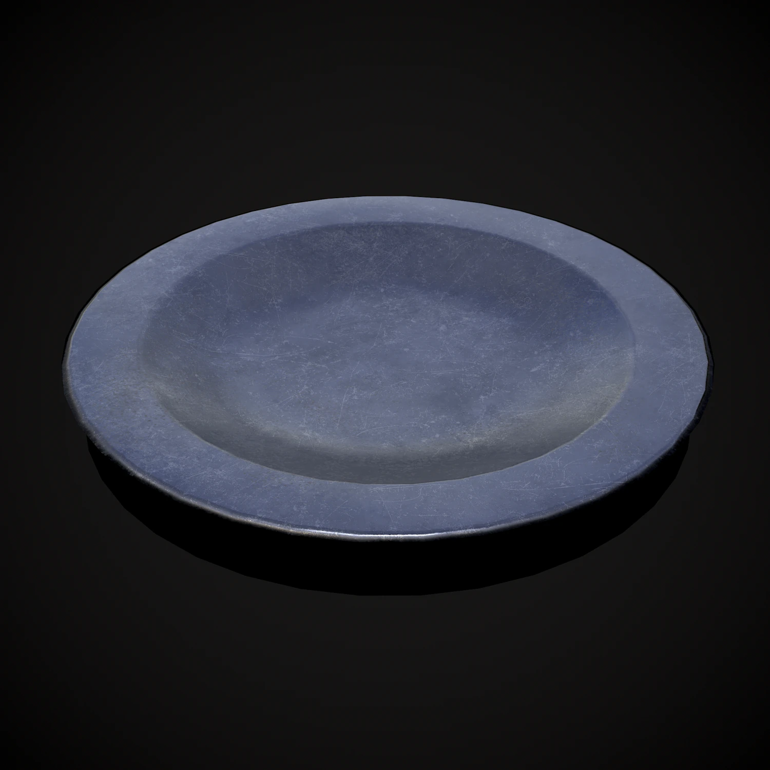 Basic Metal Plate 3D Model .c4d .max .obj .3ds .fbx .stl .blend 