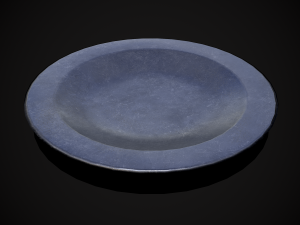 Basic Metal Plate 3D मॉडल