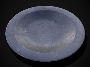 Basic Metal Plate 3D Модель