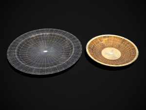 Medieval Fancy Plates - s- Files Include FBX and OBJ Includes PBR Texture in 4096 x 4096 - 3D Model