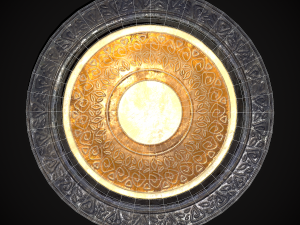 Medieval Fancy Plates - s- Files Include FBX and OBJ Includes PBR Texture in 4096 x 4096 - 3D Model