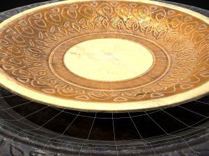 Medieval Fancy Plates - s- Files Include FBX and OBJ Includes PBR Texture in 4096 x 4096 - 3D Model
