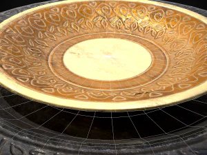 Medieval Fancy Plates - s- Files Include FBX and OBJ Includes PBR Texture in 4096 x 4096 - 3D Model