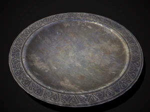 Medieval Fancy Plates - s- Files Include FBX and OBJ Includes PBR Texture in 4096 x 4096 - 3D Model