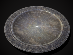 Medieval Fancy Plates - s- Files Include FBX and OBJ Includes PBR Texture in 4096 x 4096 - 3D Model