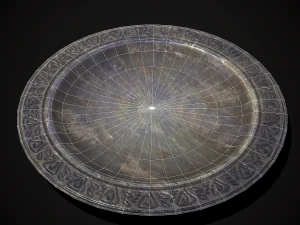 Medieval Fancy Plates - s- Files Include FBX and OBJ Includes PBR Texture in 4096 x 4096 - 3D Model