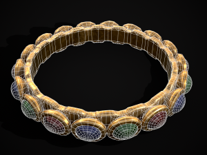 Gold Jeweled Bracelet 3Dモデル
