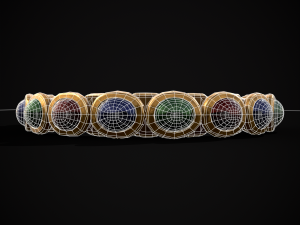 Gold Jeweled Bracelet 3Dモデル