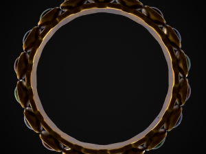 Gold Jeweled Bracelet 3Dモデル