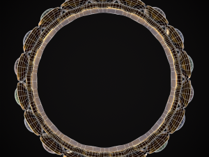 Gold Jeweled Bracelet 3Dモデル