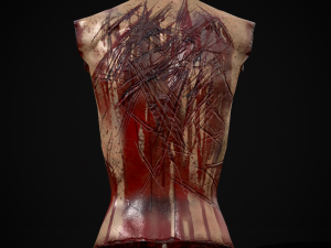 Severed Male Torso 3D Модель