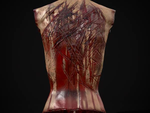 Severed Male Torso 3D Model