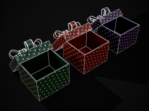 Holiday Gift Box 3D Model
