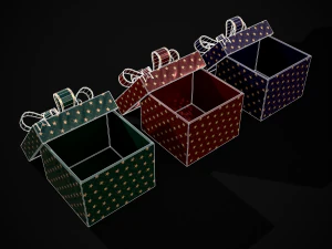 Holiday Gift Box 3D Model