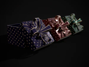 Holiday Gift Box 3D Model