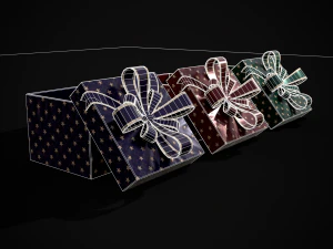Holiday Gift Box 3D Model