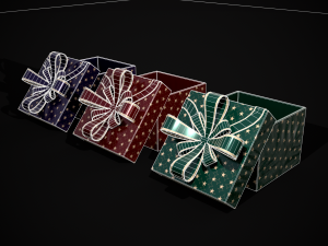Holiday Gift Box 3D Model