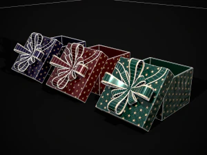 Holiday Gift Box 3D Model