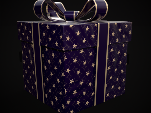 Holiday Gift Box 3D Model