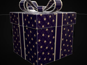 Holiday Gift Box 3D Model