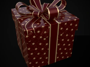 Holiday Gift Box 3D Model