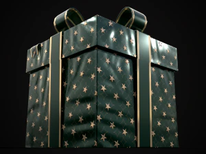 Holiday Gift Box 3D Model