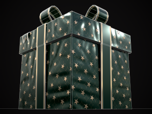 Holiday Gift Box 3D Model